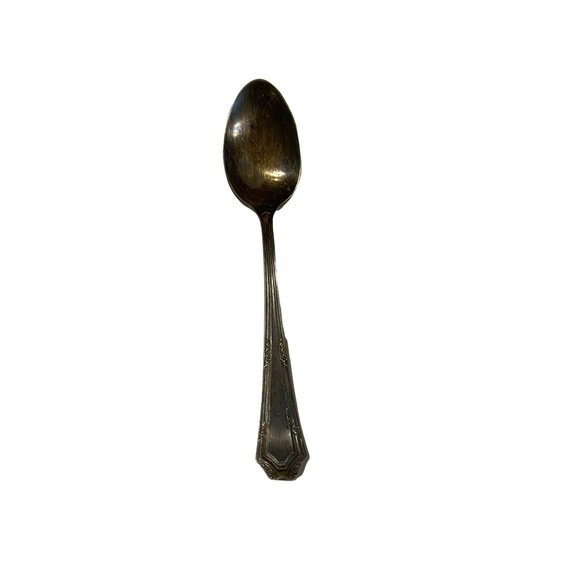 Vintage Stratford Silver Ca. AXI teaspoon? baby spoon - Picture 1 of 5